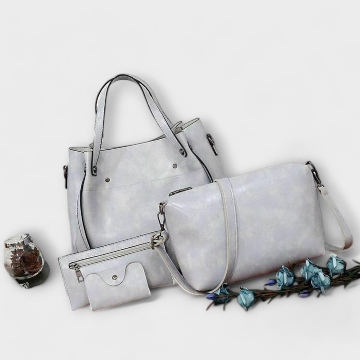 Gina - 4-teiliges Vintage-Taschen-Set