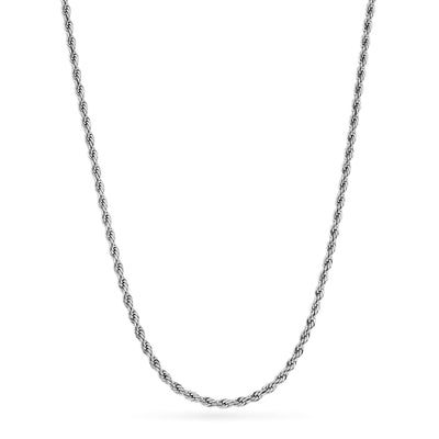 Entwine Cross Necklace (Silver)
