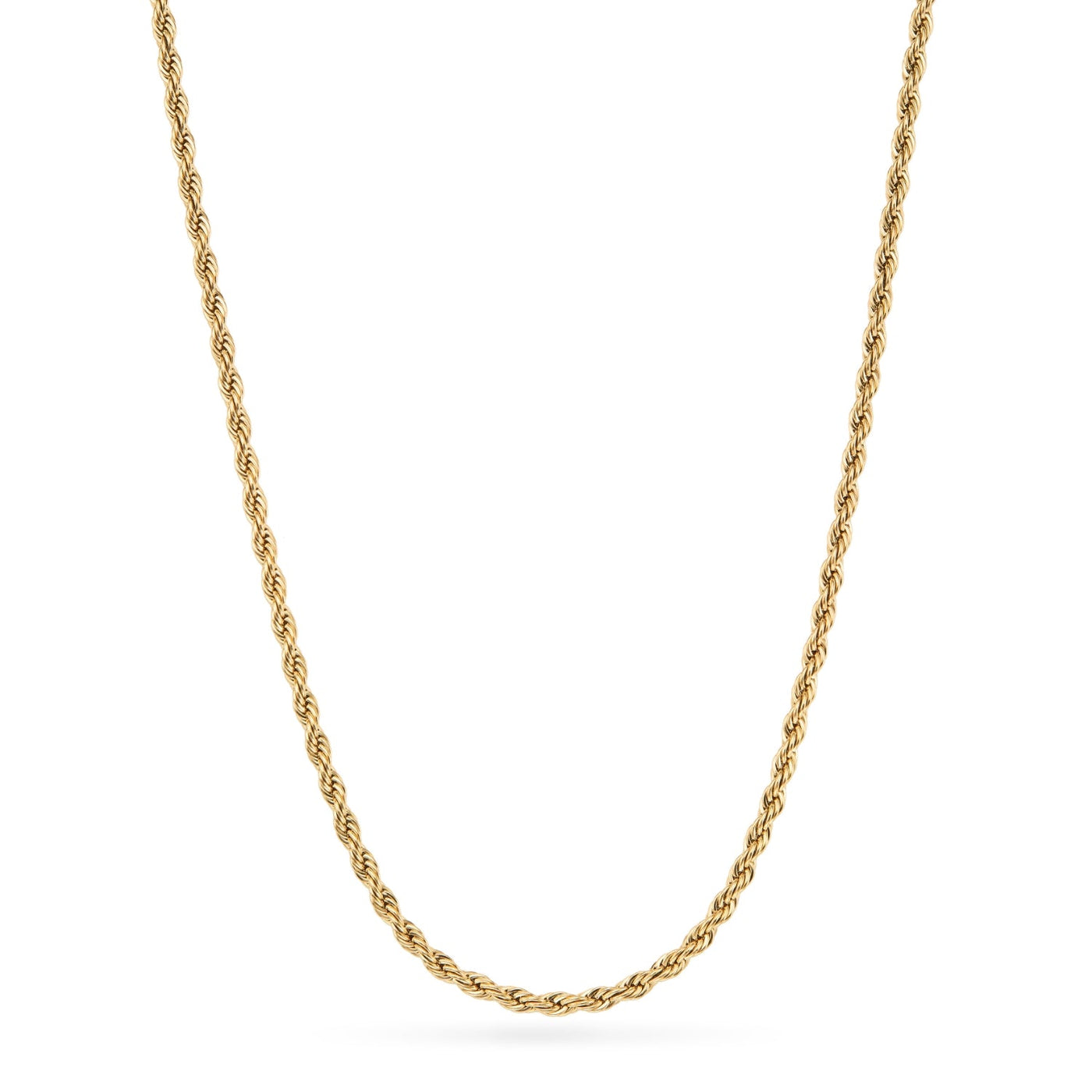 La Croix Crystal Cross Necklace (Gold)