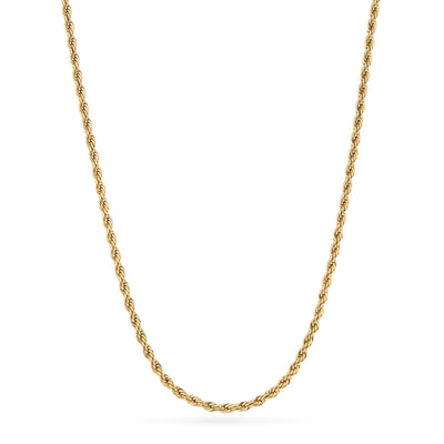 Entwine Initial Necklace (Gold)