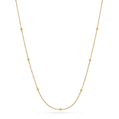 Entwine Initial Necklace (Gold)