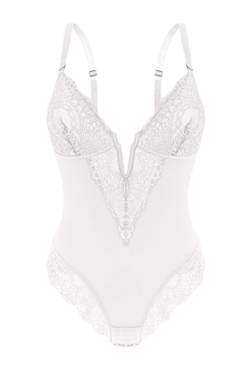 Body mit tiefem V-Ausschnitt