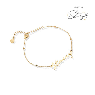 Signature Name Bracelet (Gold)