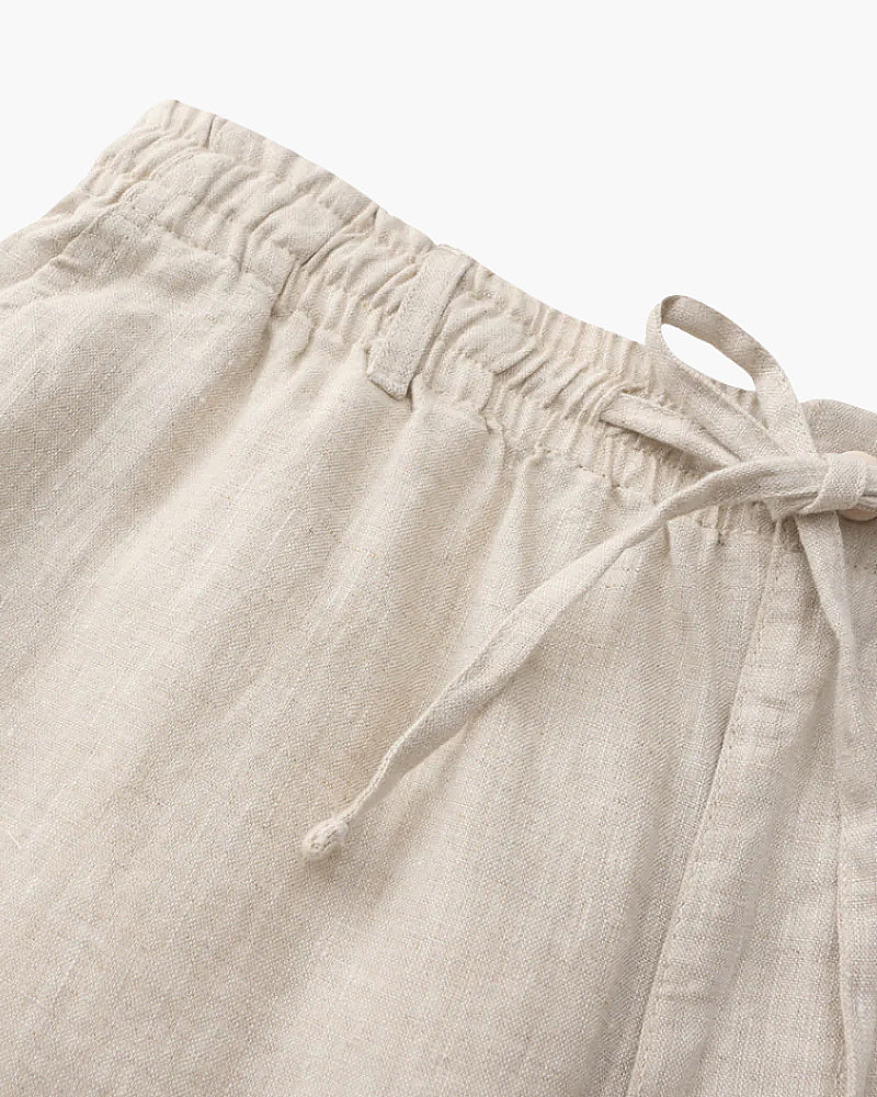 Premium-Leinenshorts
