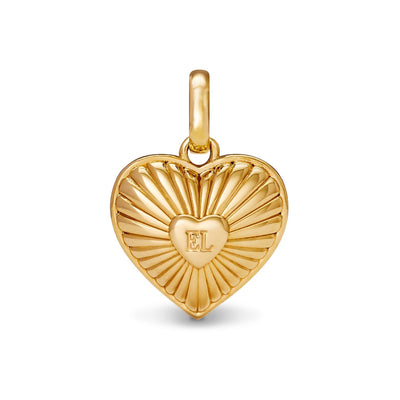 Entwine Custom Heart Necklace (Gold)