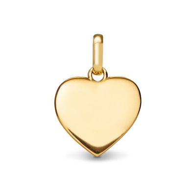 Entwine Custom Heart Necklace (Gold)