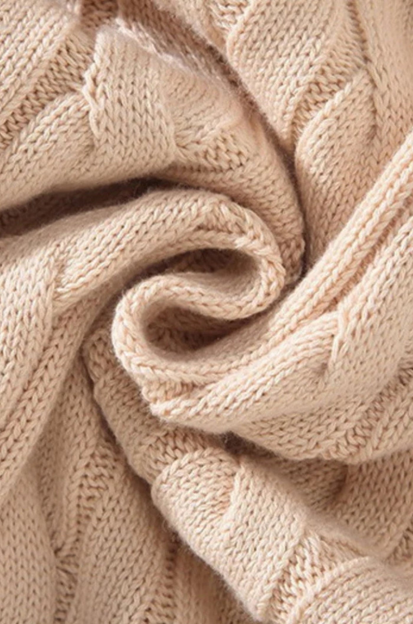 Gestepptes Reißverschluss-Strickpullover
