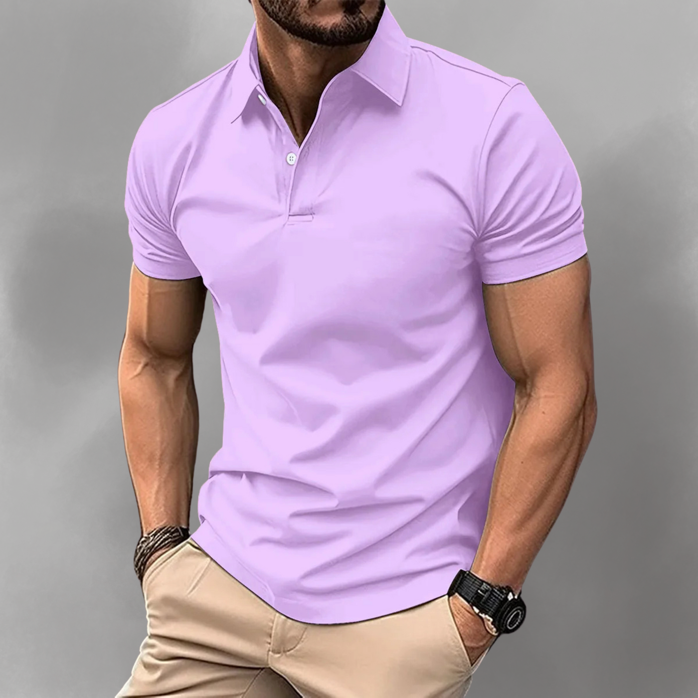 Zeitlosen Herren-Poloshirt (2 + 1 Gratis)