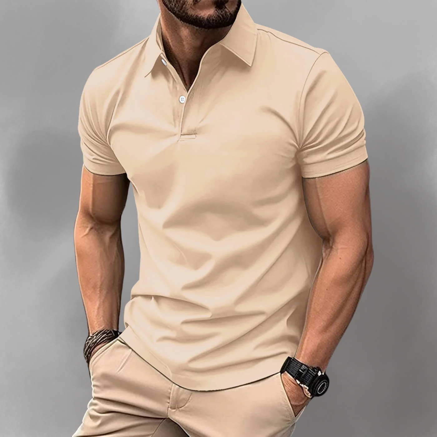 Zeitlosen Herren-Poloshirt (2 + 1 Gratis)