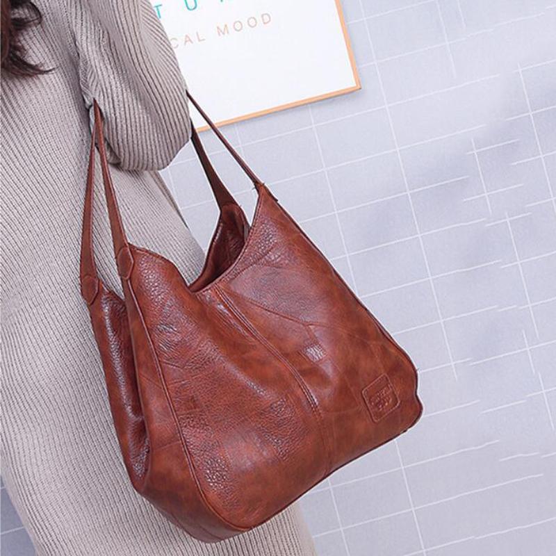 KARLIE™ | Vintage-Lederhandtasche für dynamische Frauen