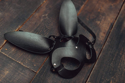 Leder Bunny Maske