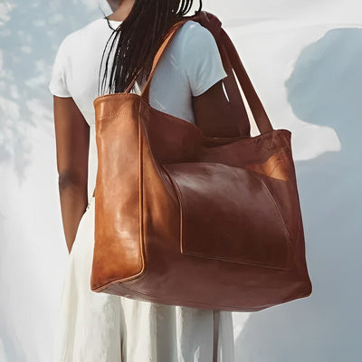 Janna - Vintage Veganes Leder Tasche