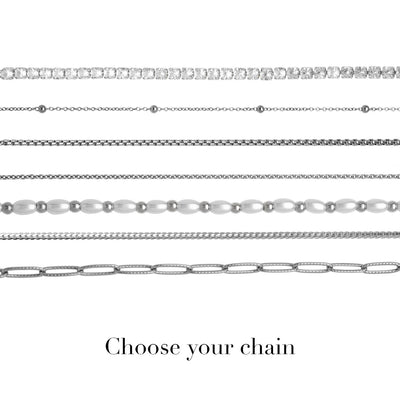 Mini Signature Name Bracelet (Silver)