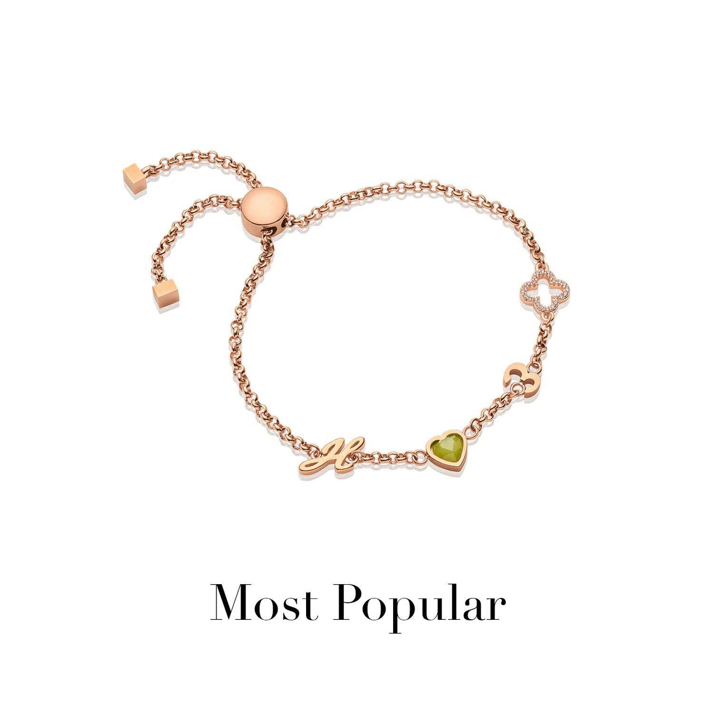 Made Mine Charm Bracelet (Rose Gold)