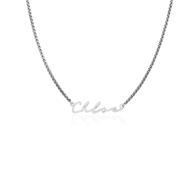 Signature Name Necklace (Silver)