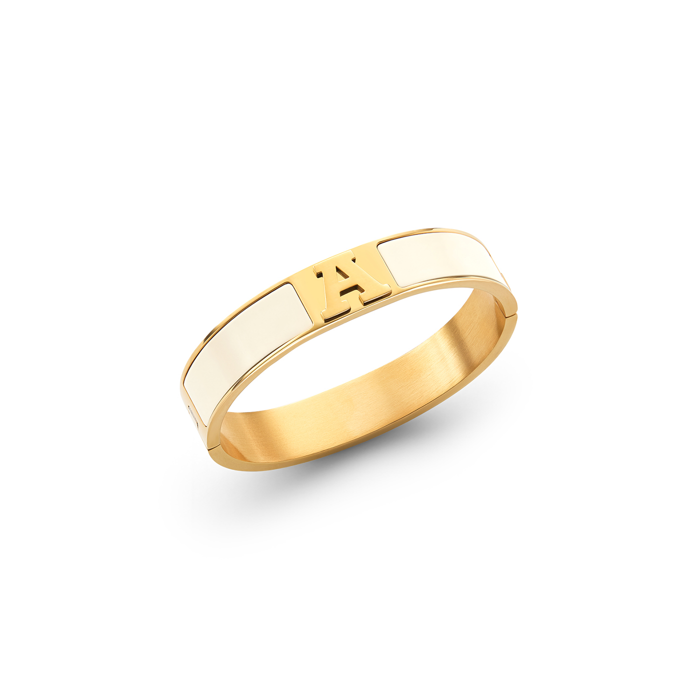 Icon Initial Bangle (Gold)