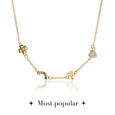 Made Mine Charm Necklace (Gold)