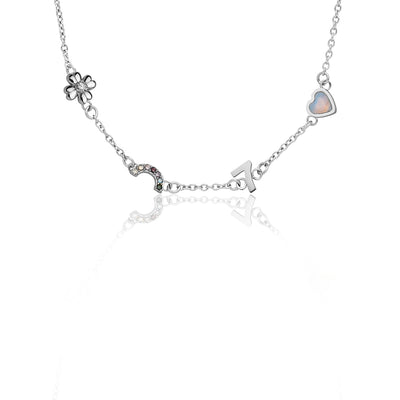 Made Mine Charm Necklace (Silver)