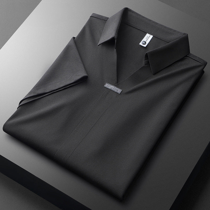 Cornelio | Poloshirt mit V-Ausschnitt
