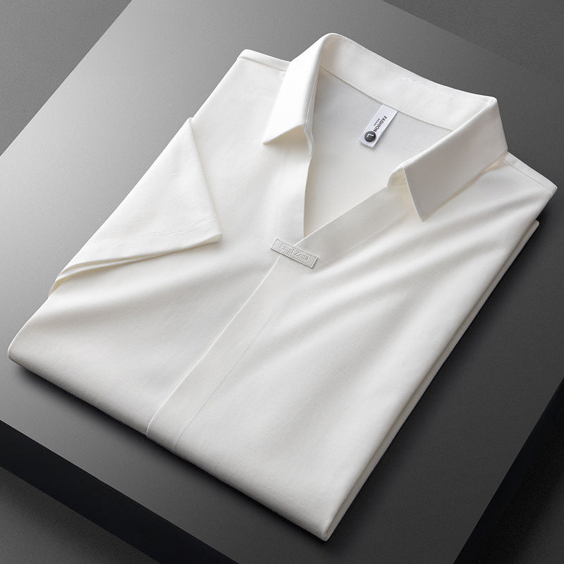 Cornelio | Poloshirt mit V-Ausschnitt