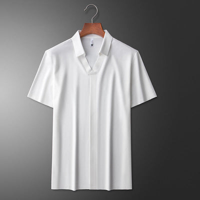Cornelio | Poloshirt mit V-Ausschnitt
