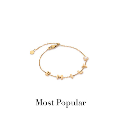 Made Mine Name Bracelet (Gold)