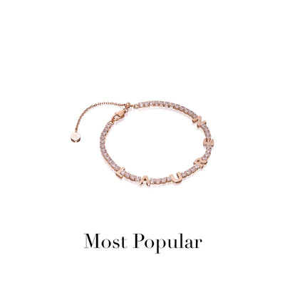 Made Mine Name Bracelet (Rose Gold)