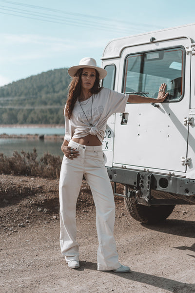 The Muse Neutrale Jeans Hellbeige