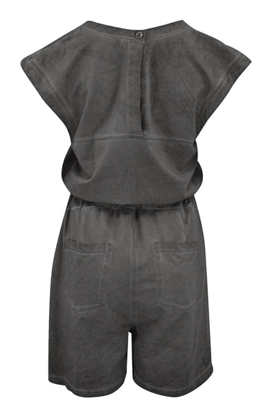 Kurzer Jumpsuit Schwarz