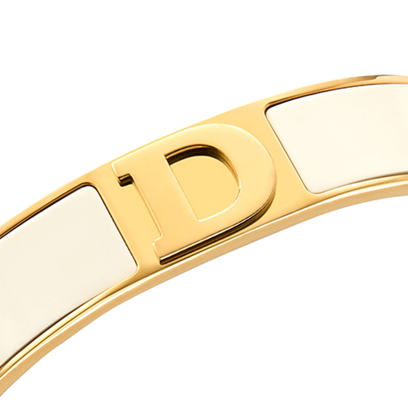 Icon Initial Bangle (Gold)