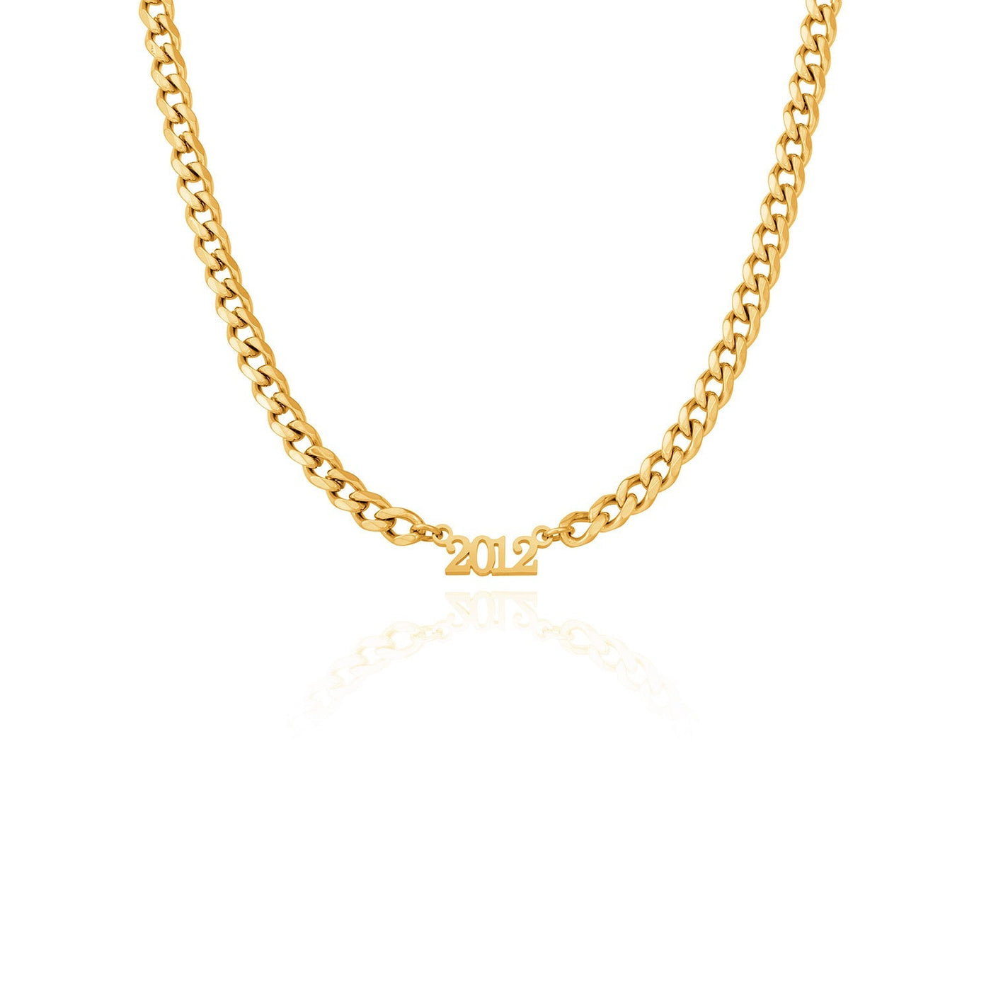 Editorial Date Necklace (Gold)