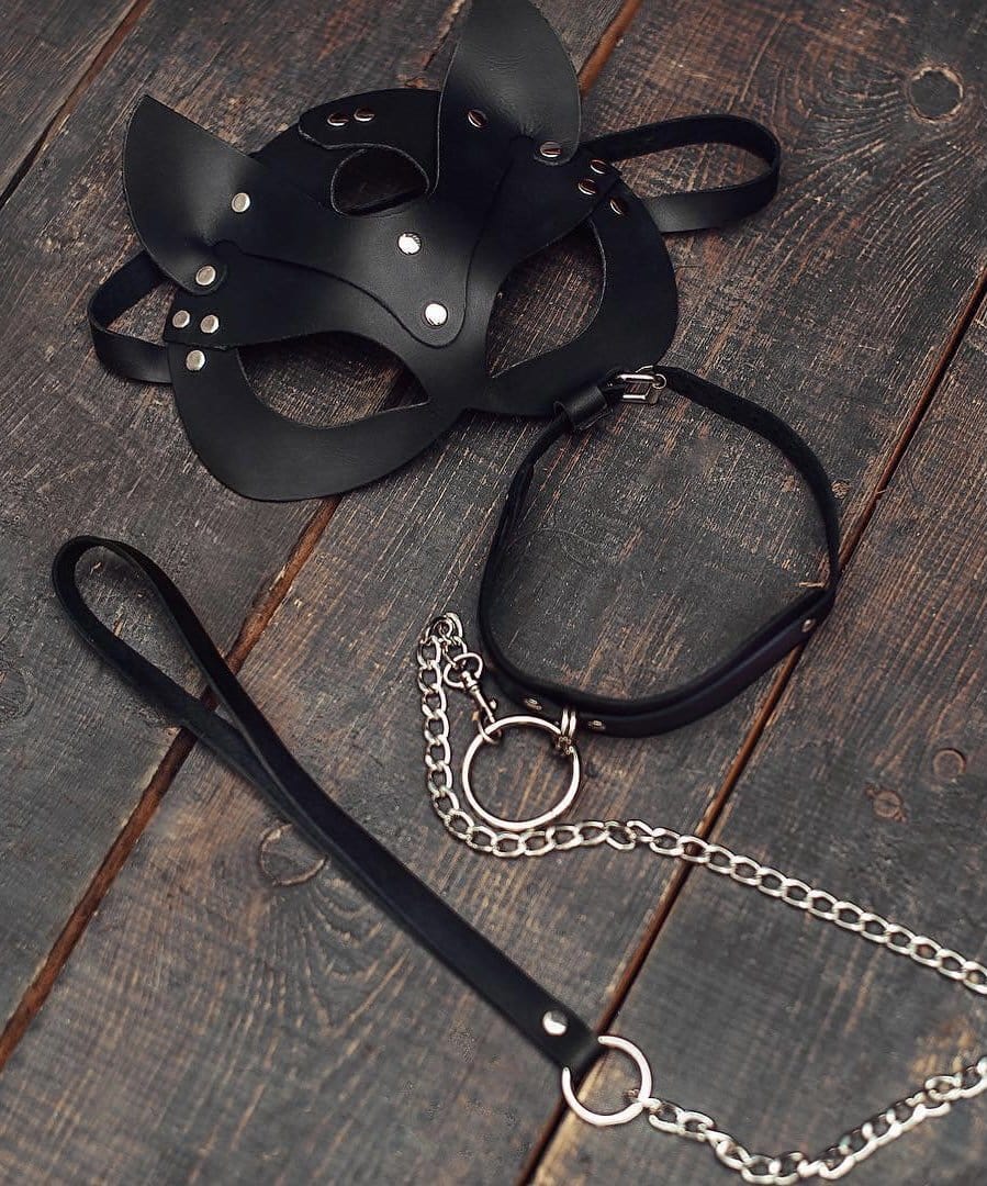 Leony's Sweet Kitty Set (Maske + Choker)