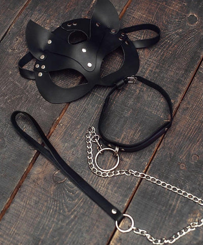 Leony's Sweet Kitty Set (Maske + Choker)