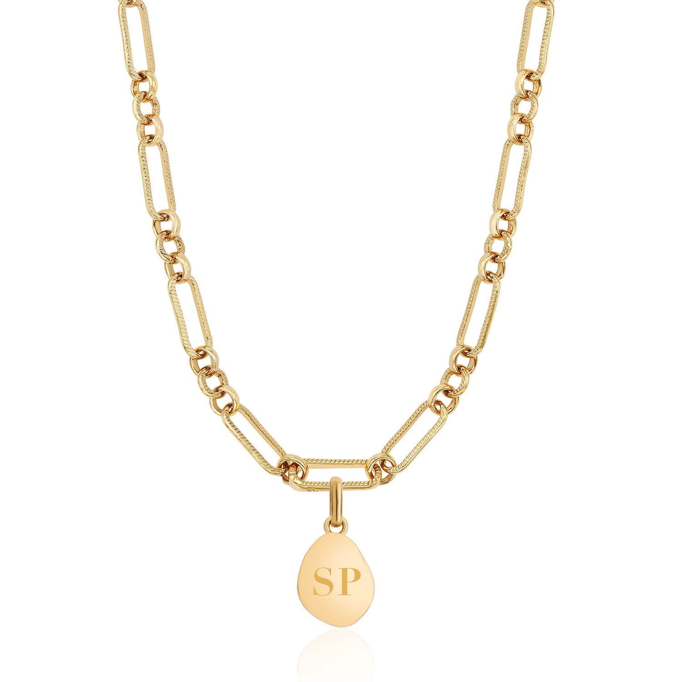 Jade Stone Necklace (Gold)