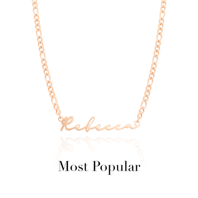 Signature Name Necklace (Rose Gold)