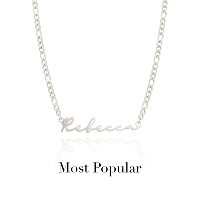 Signature Name Necklace (Silver)