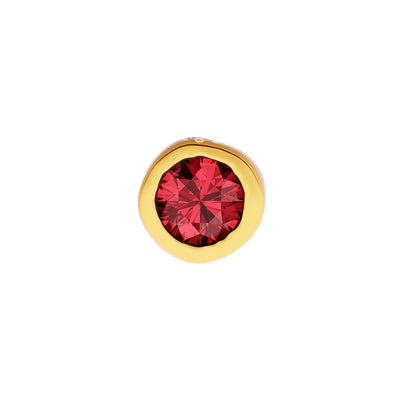 Fine Molten Birthstone Necklace (Gold)