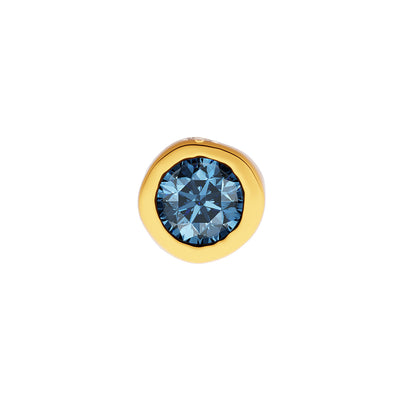 Fine Molten Birthstone Necklace (Gold)