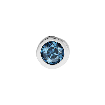 Fine Molten Birthstone Necklace (Silver)