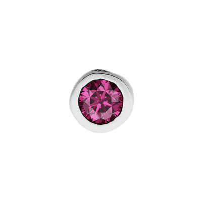 Fine Molten Birthstone Necklace (Silver)