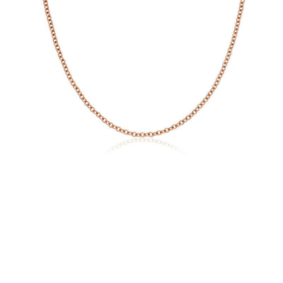 Cursive Name Necklace (Rose Gold)