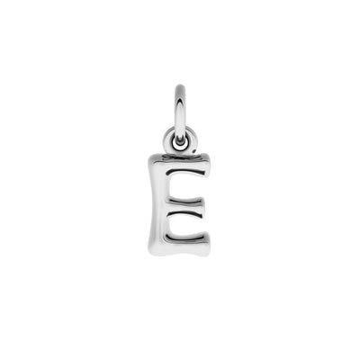 Fine Molten Initial Necklace (Silver)