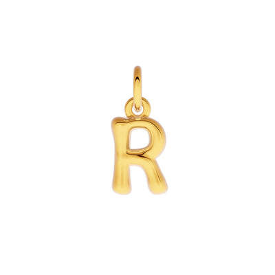 Fine Molten Initial Necklace (Gold)