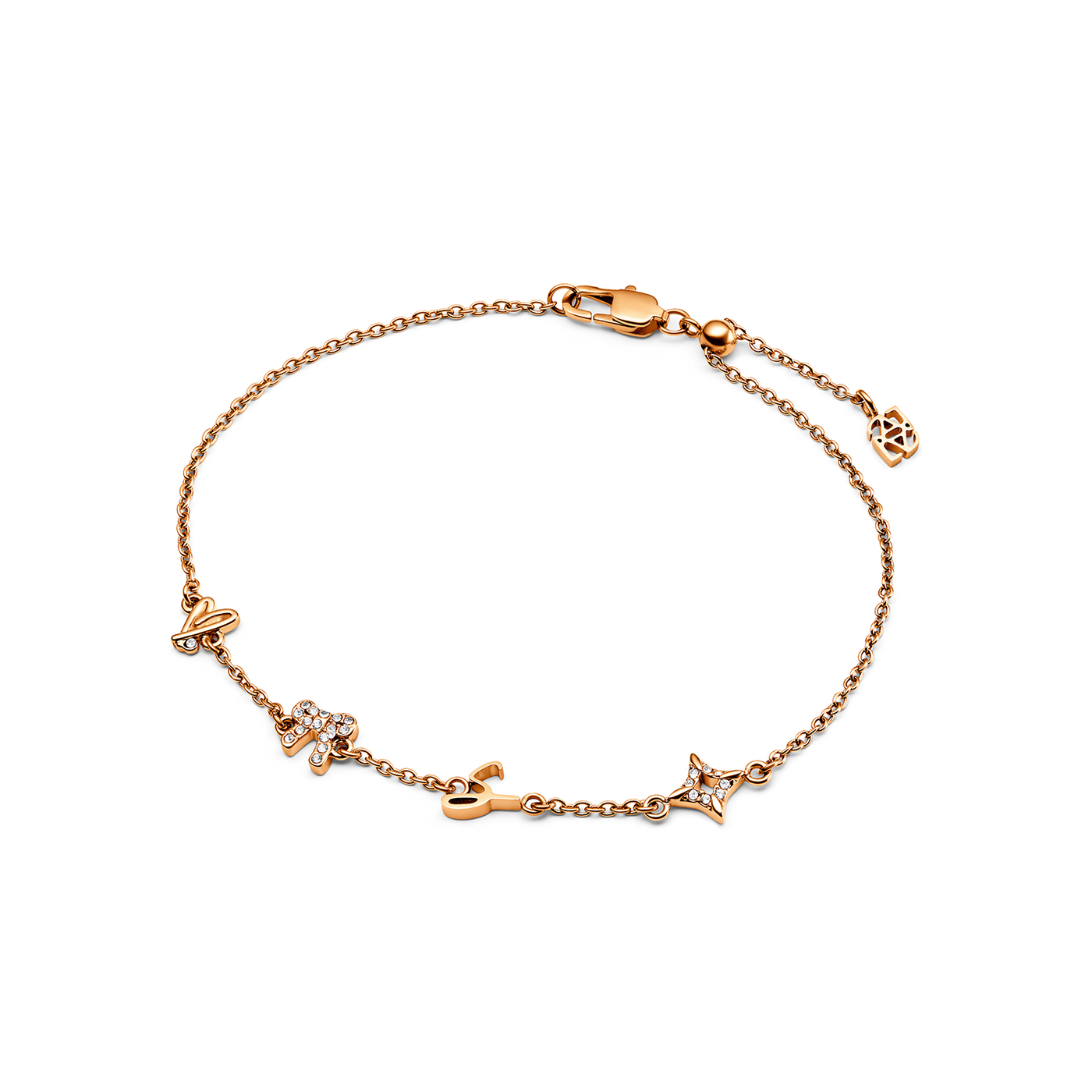 Made Mine Charm Bracelet (Rose Gold)