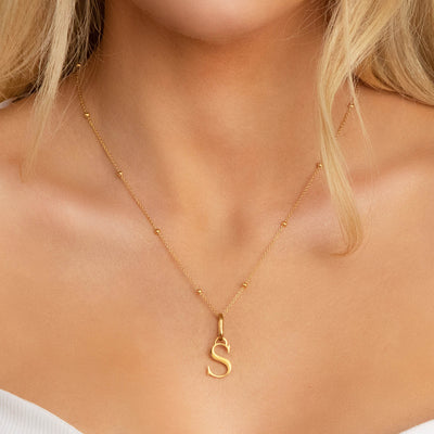 Initial Necklace (Gold)