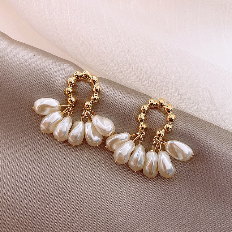 Boucles d'oreilles en perles baroques 