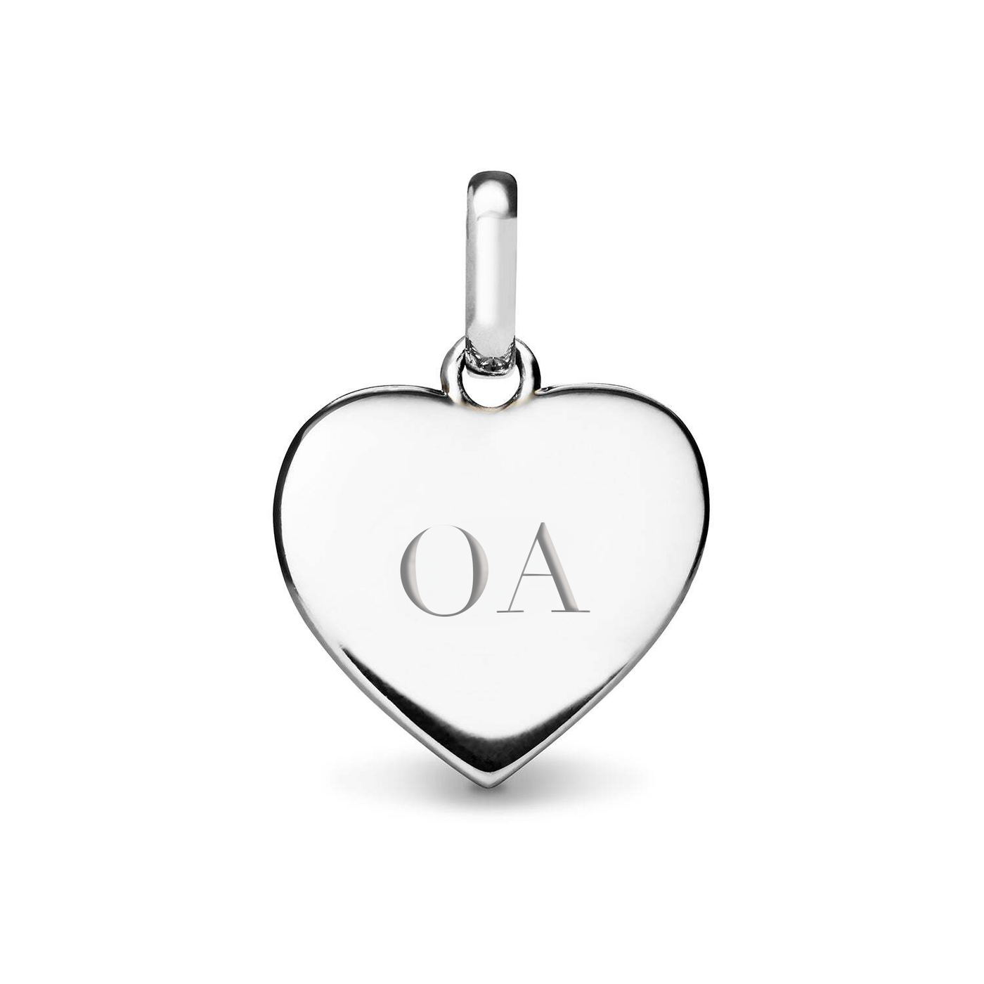 Entwine Heart Necklace (Silver)