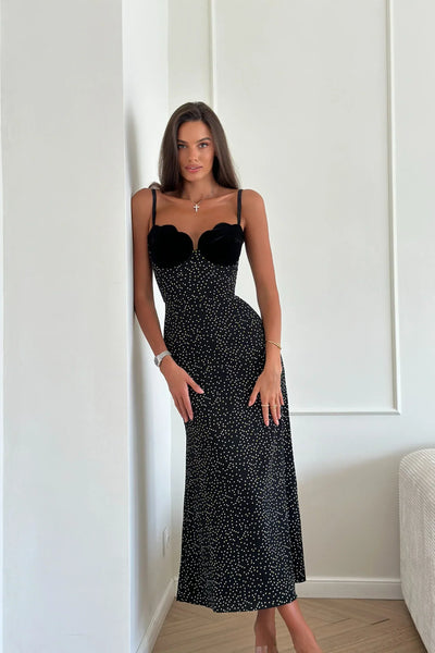 Selina™ | Satin Slip Midi Dress