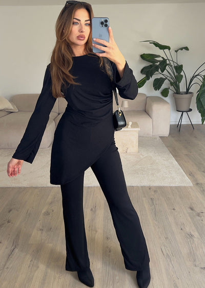 Casual Chic Set Schwarz