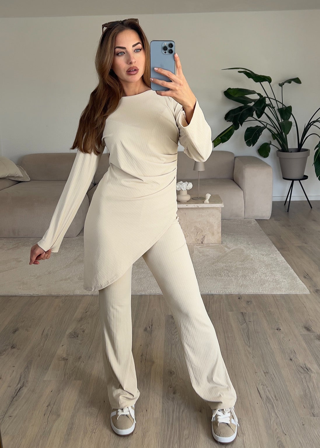 Casual Chic Set Beige